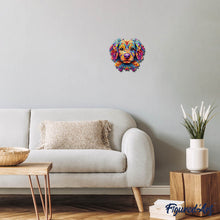 Load image into Gallery viewer, Wooden Puzzle - Colorful Dog Portrait