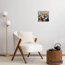 Load image into Gallery viewer, Wooden Puzzle - Koi Fish and Flowers