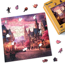 Load image into Gallery viewer, Wooden Puzzle - Fairytale Village