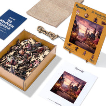 Load image into Gallery viewer, Wooden Puzzle - Fairytale Village