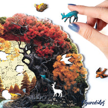 Load image into Gallery viewer, Wooden Puzzle - Autumn River