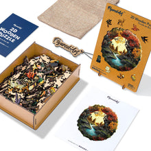 Load image into Gallery viewer, Wooden Puzzle - Autumn River