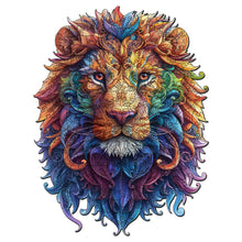 Load image into Gallery viewer, Wooden Puzzle - Vibrant Lion