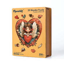 Load image into Gallery viewer, Wooden Puzzle - Angel in Heart