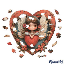 Load image into Gallery viewer, Wooden Puzzle - Angel in Heart