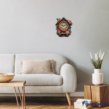 Load image into Gallery viewer, Wooden Puzzle - Floral Cuckoo Clock