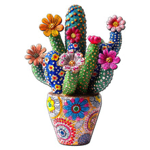 Load image into Gallery viewer, Wooden Puzzle - Flowering Cactus in Pot