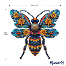 Load image into Gallery viewer, Wooden Puzzle - Floral Bee