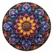 Load image into Gallery viewer, Wooden Puzzle - Colorful Mandala
