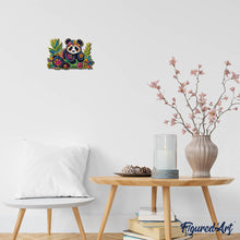 Load image into Gallery viewer, Wooden Puzzle - Floral Panda
