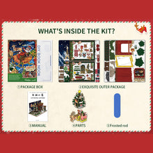 Load image into Gallery viewer, DIY Book Nook Kit - Christmas Cottage