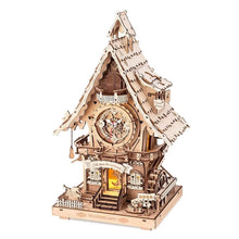 Load image into Gallery viewer, 3D Puzzle - Cuckoo Clock (wood colour)