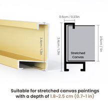 Load image into Gallery viewer, DIY Aluminum Frame - 40×50 cm inner frame Golden