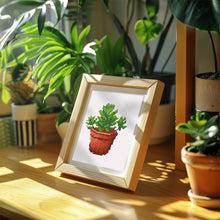 Load image into Gallery viewer, Mini Diamond Painting 15x20cm (4 pieces) - Garden Gems: Mini Succulent