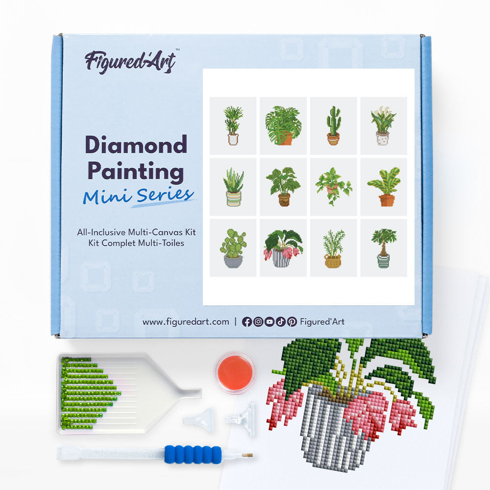 Gem Painting kit - Plants series