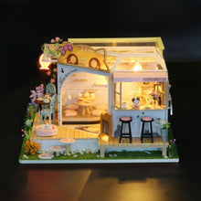Load image into Gallery viewer, Miniature House - Cat Cafe Garden