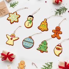 Load image into Gallery viewer, Paint by Numbers Christmas Ornaments - Snowman Angel Tree Kit Figured&#39;Art