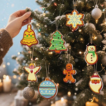 Load image into Gallery viewer, Paint by Numbers Christmas Ornaments - Snowman Angel Tree Kit