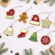 Load image into Gallery viewer, Paint by Numbers Christmas Ornaments - Winter Mittens Hats Kit Figured&#39;Art