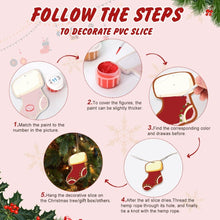 Load image into Gallery viewer, Paint by Numbers Christmas Ornaments - Winter Mittens Hats Kit