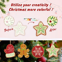 Load image into Gallery viewer, Paint by Numbers Christmas Ornaments - Winter Mittens Hats Kit