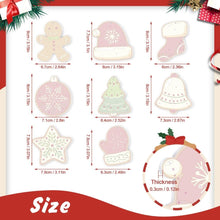 Load image into Gallery viewer, Paint by Numbers Christmas Ornaments - Winter Mittens Hats Kit