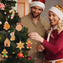 Load image into Gallery viewer, Paint by Numbers Christmas Ornaments - Candy Cane Gingerbread Kit