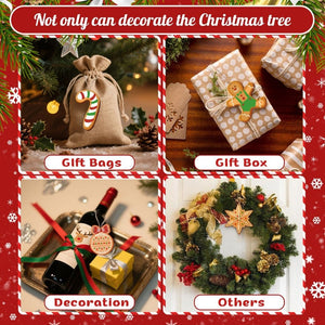 Paint by Numbers Christmas Ornaments - Candy Cane Gingerbread Kit