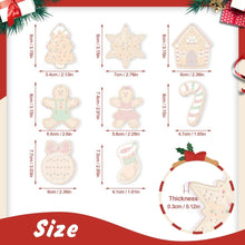 Load image into Gallery viewer, Paint by Numbers Christmas Ornaments - Candy Cane Gingerbread Kit