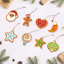 Load image into Gallery viewer, Paint by Numbers Christmas Ornaments - Moon Star Heart Kit Figured&#39;Art