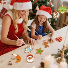 Load image into Gallery viewer, Paint by Numbers Christmas Ornaments - Moon Star Heart Kit