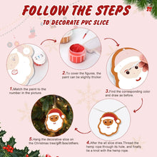 Load image into Gallery viewer, Paint by Numbers Christmas Ornaments - Moon Star Heart Kit