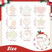 Load image into Gallery viewer, Paint by Numbers Christmas Ornaments - Moon Star Heart Kit