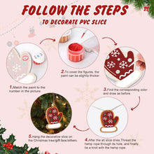 Load image into Gallery viewer, Paint by Numbers Christmas Ornaments - Mitten Gift Box Kit