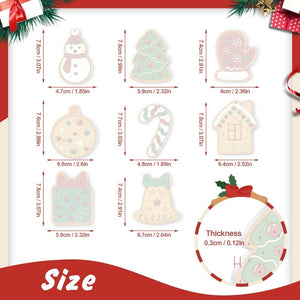 Paint by Numbers Christmas Ornaments - Mitten Gift Box Kit