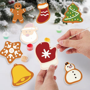 Paint by Numbers Christmas Ornaments - Santa Stocking Kit