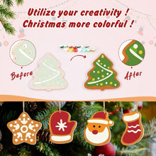 Load image into Gallery viewer, Paint by Numbers Christmas Ornaments - Santa Stocking Kit