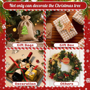Paint by Numbers Christmas Ornaments - Star House Reindeer Tree Kit