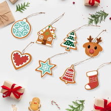 Load image into Gallery viewer, Paint by Numbers Christmas Ornaments - Heart Star Stocking Reindeer Kit Figured&#39;Art