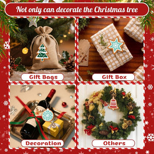 Paint by Numbers Christmas Ornaments - Heart Star Stocking Reindeer Kit