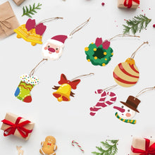 Load image into Gallery viewer, Paint by Numbers Christmas Ornaments - Bells Wreath Kit Figured&#39;Art