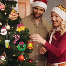 Load image into Gallery viewer, Paint by Numbers Christmas Ornaments - Bells Wreath Kit