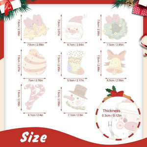 Paint by Numbers Christmas Ornaments - Bells Wreath Kit