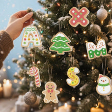 Load image into Gallery viewer, Paint by Numbers Christmas Ornaments - XMAS Letters Kit