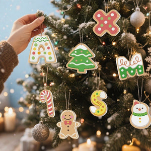 Paint by Numbers Christmas Ornaments - XMAS Letters Kit