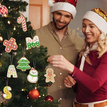 Load image into Gallery viewer, Paint by Numbers Christmas Ornaments - XMAS Letters Kit