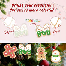 Load image into Gallery viewer, Paint by Numbers Christmas Ornaments - XMAS Letters Kit