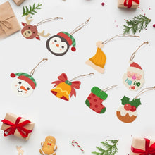 Load image into Gallery viewer, Paint by Numbers Christmas Ornaments - Reindeer Santa Stocking Kit Figured&#39;Art