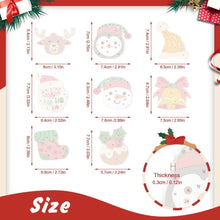 Load image into Gallery viewer, Paint by Numbers Christmas Ornaments - Reindeer Santa Stocking Kit