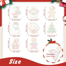Load image into Gallery viewer, Paint by Numbers Christmas Ornaments - Santa Snowman Kit